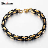Men's Stainless Steel Byzantine Bracelet 6mm