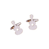 Stainless Steel Guitar Cufflinks for Men