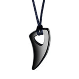 Men's Stainless Steel Wolf Tooth Pendant Chain Biker Necklace