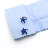 Men's Starfish Brass Cufflinks Seefood Style