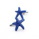 Men's Starfish Brass Cufflinks Seefood Style