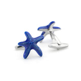 Men's Starfish Brass Cufflinks Seefood Style