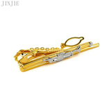 Men's Tool Box Metal Tie Clip Trumpet Design