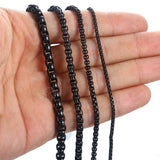 Men Women Stainless Steel Box Chain Bracelet Hip Hop KBB12