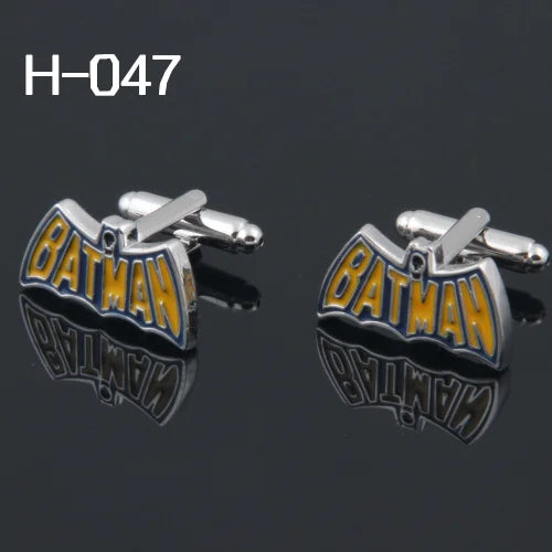 High Cufflinks For Men Superhero 2017Cuff Links Wholesales H-047
