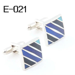 High Enamel Cufflinks for Men E-021