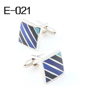 High Enamel Cufflinks for Men E-021