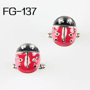 Ladybug Cufflinks for Men - High Novelty 2014 Shipping