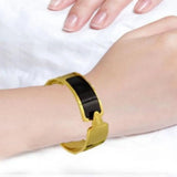 Stainless Steel Letter Buckle 16mm Bracelet for Men and Women