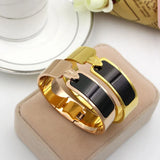 Stainless Steel Letter Buckle 16mm Bracelet for Men and Women