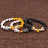 Dragon Head Bracelet Turquoise Stone Men Women Jewelry Gift