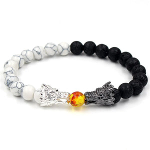 Dragon Head Bracelet Turquoise Stone Men Women Jewelry Gift