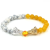 Dragon Head Bracelet Turquoise Stone Men Women Jewelry Gift