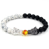 Dragon Head Bracelet Turquoise Stone Men Women Jewelry Gift