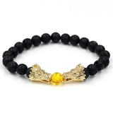 Dragon Head Bracelet Turquoise Stone Men Women Jewelry Gift