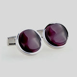 High Cat Eye Stone Copper Cufflinks Men's & Women's Wedding Party Jewelry
