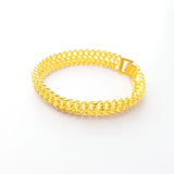 24k Gold Men's Bracelet Wedding Anniversary Jewelry