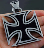 Men's Stainless Steel Big Chopper Cross Pendant
