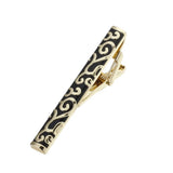 Men's Jinhua Pattern Brass Tie Clip