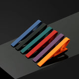 Men's Red Solid Tie Clip, High-Grade Casual Accessory