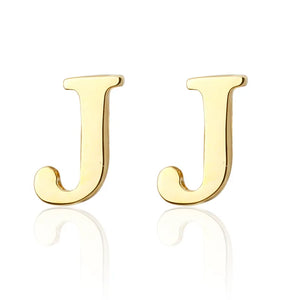 Men's J Logo Gold Cufflinks French Shirt Cuff Links