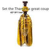Men's Tiger's Eye Stone Pendant Necklace Boutique Jewelry