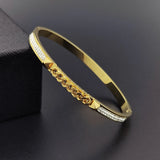 Men's Stainless Steel Cuban Link O-Chain Bracelet