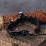 Men's Thor's Hammer Wrap Viking Bracelet with Box