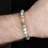 Men's Tree Agate Stone Bracelet Turkey Style