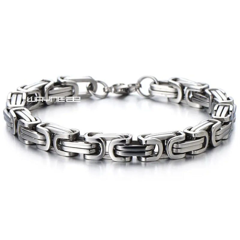 Men's Stainless Steel Heavy Bracelet B106