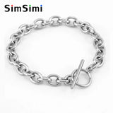 Stainless Steel Basic Bracelets Toggle Clasps Connectors DIY Jewelry
