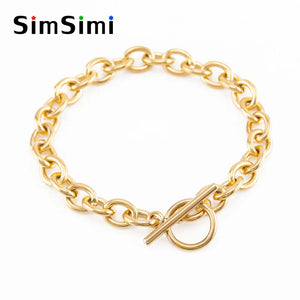 Stainless Steel Basic Bracelets Toggle Clasps Connectors DIY Jewelry