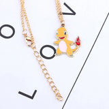 Japanese Cartoon Enamel Charm Pendant Necklace for Girls