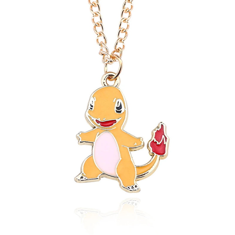 Japanese Cartoon Enamel Charm Pendant Necklace for Girls