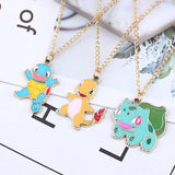 Japanese Cartoon Enamel Charm Pendant Necklace for Girls
