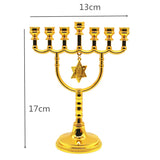 Menorah Alloy 7 Branch Jewish Display