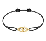 French 925 Silver Rose Ladies Handcuffs Bracelet Adjustable Jewelry