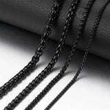 Stainless Steel Necklace Chain 18-28" Boy Jewelry