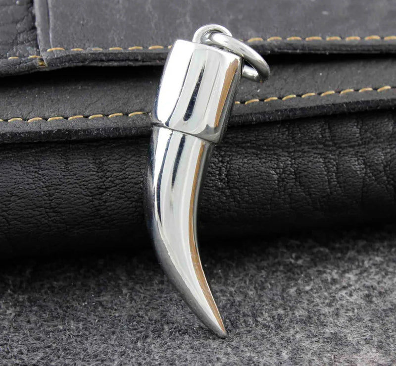 316L Stainless Steel Maori Flame Tribal Tattoo Pendant