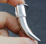 316L Stainless Steel Maori Flame Tribal Tattoo Pendant