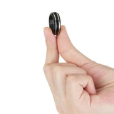 Mens 8mm Steel Scroll Ring Double Layer Band Engagement Wedding