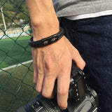 Men's Leather Bracelet Set Eye of Horus Ankh Cross Christmas Gift