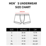 Men's Breathable Polyester Boxer Briefs with U Convex Pouch