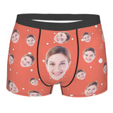 Men's Breathable Polyester Boxer Briefs with U Convex Pouch