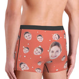 Men's Breathable Polyester Boxer Briefs with U Convex Pouch