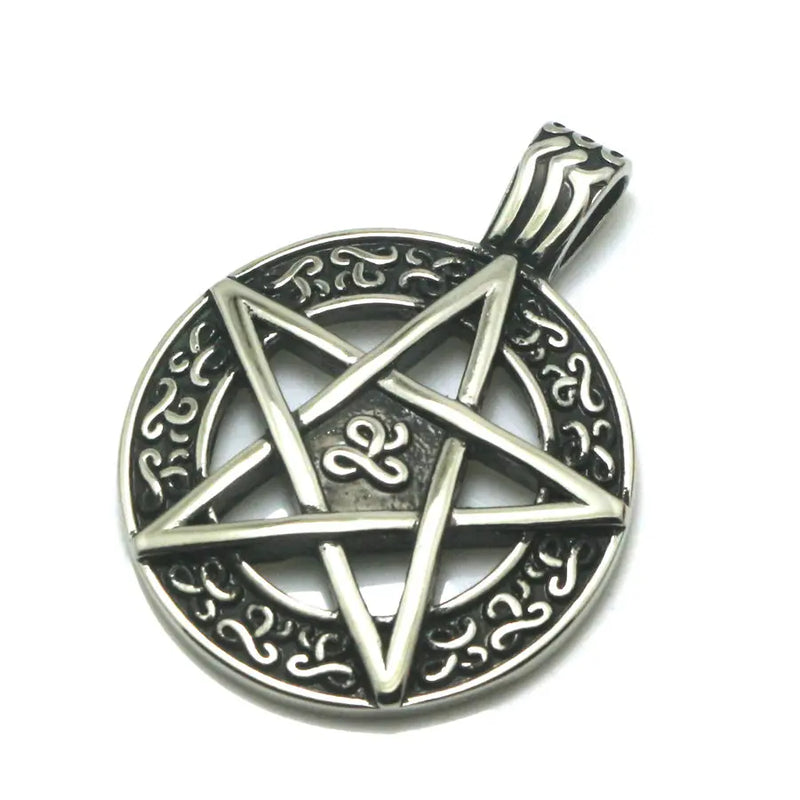 Big Vintage Pendant Stainless Steel Punk Gothic