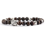 6MM Bronzite Buddha Bracelet Couples Jewelry