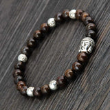 6MM Bronzite Buddha Bracelet Couples Jewelry
