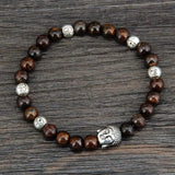 6MM Bronzite Buddha Bracelet Couples Jewelry