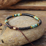 Matte Beads Jaspers Macrame Bracelet Steampunk Couples Bracelets